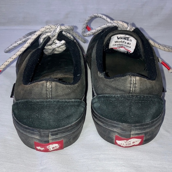 Men’s size 7 Vans off the wall  Black Men's Sneakers - eur 39 - Picture 5 of 16